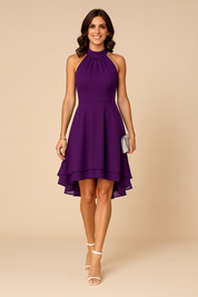Lilah | Elegant Dress with Flared Hem 3